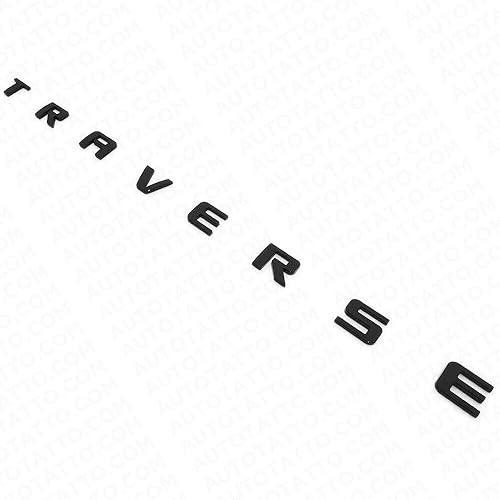 Miniatura 6 de 1 placa de identificación 3D para puerta delantera, izquierda o derecha, reemplazo deportivo para travesía (negro brillante)