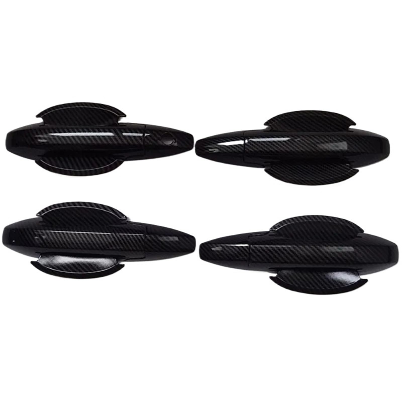 BQWYEDPL Car Exterior Door Handles Bowls Sticker Cover Trim Fit for Honda Fit for CRV 2007 2008 2009 2010 2011 Car Door Latch Handle