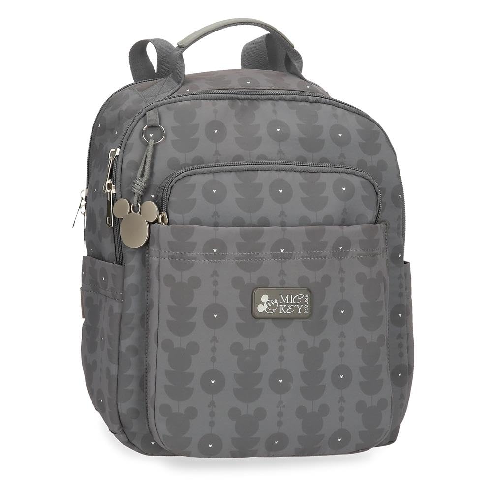 Joumma Disney Zenia Mickey Stroller Backpack Anthracite 27x32x13cm Polyester 11.2L