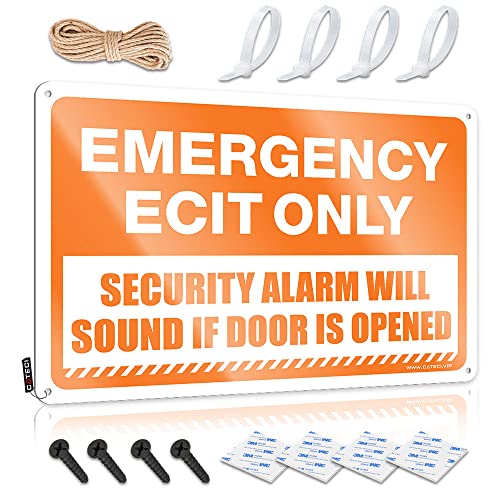 Você não está mais sinal de invasão sinal apenas de saída de emergência, alarme de segurança soará s