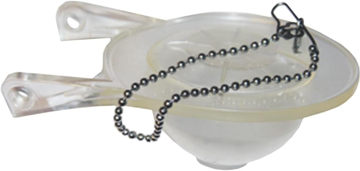 LASCO 042159 Replacement Toilet Flapper with Chain for 3Inch Flush