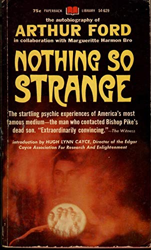 Nothing So Strange B07YF74JTB Book Cover