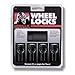Gorilla Automotive 47179NBC(Black) Cone Seat Bolt Locks (12mm x 1.50 Thread Size)