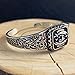 925 Sterling Silver Double Zulfiqar Sword Cuff Bracelet, Mens Handmade Hz. Ali Sword Bangle, Warrior Bracelet, 925k Silver Bracelet