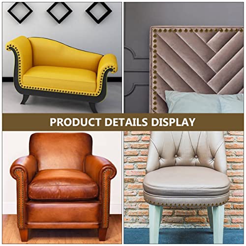 Angoily 400 peças de tachinhas de estofados, tachinhas de móveis antigos, móveis de bricolagem vinta