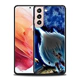 Japon Anime Mignon Dragon Ball Dragonball Z DBZ Son Goku Super-héros Coque pour Samsung Galaxy S21 Plus TPU Souple Protective Couvrir (4,Galaxy S21 Plus)