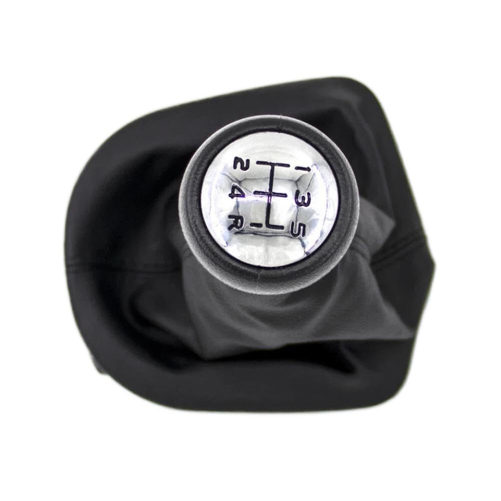 Jhshhpmec Onecolor Gear Shift Knob With Boot Cover Compatible With 207 307 308 Automatic Transmission