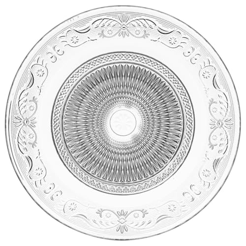 Secret de Gourmet - Lot de 6 Assiettes Plates Renaissance 29cm Transparent
