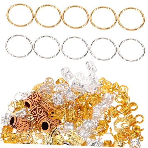 Horquilla para rastas de mujer VALICLUD, set de 146 piezas con accesorios retro para trenzas