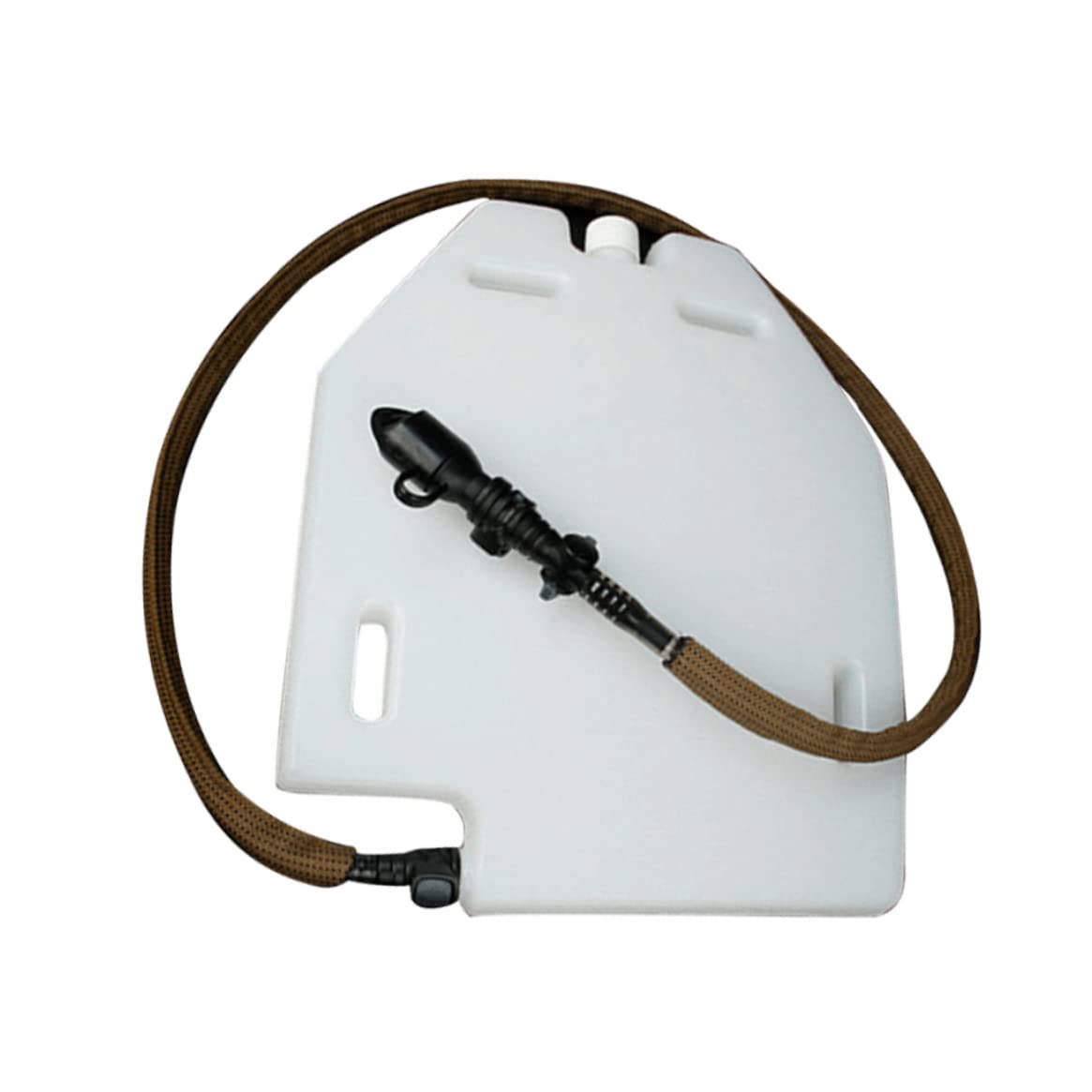 Poche à Eau 1,5L Pour Camping – Réservoir Souple Avec Tuyau Et Valve ON/OFF, Blanc