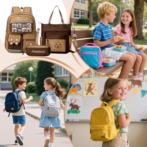 Sac à dos école capybara polyvalent de la classe au pique-nique