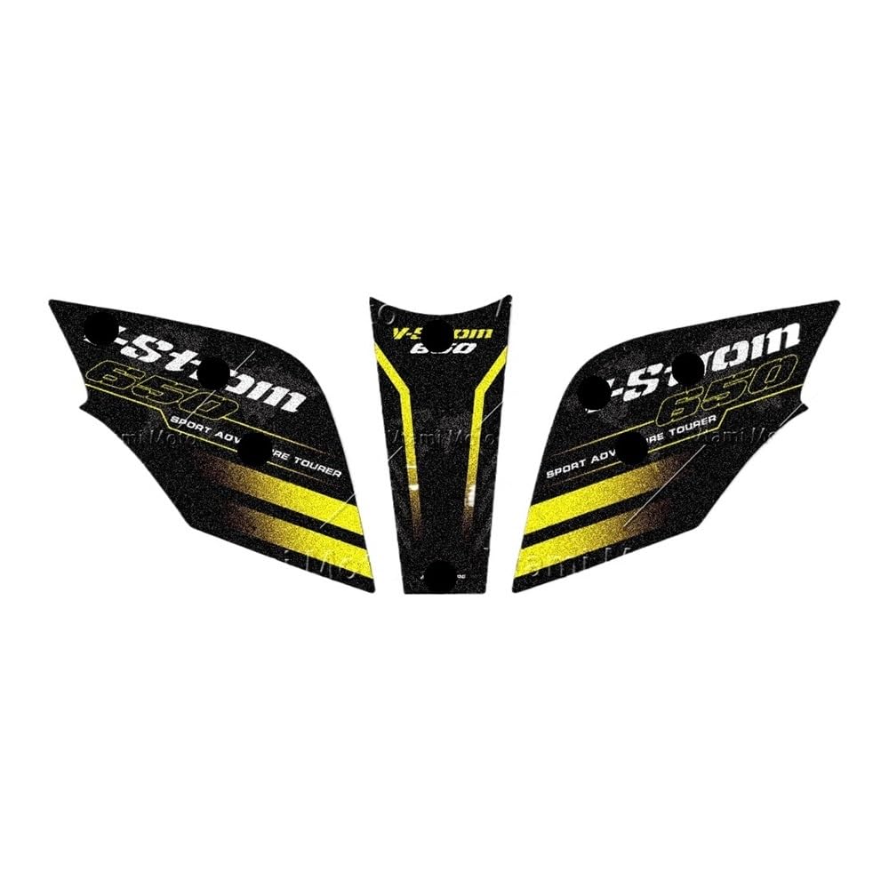 for V-Strom 650 650 DL650 XT 650XT Motorcycle Fuel Tank Pad Sticker Anti-Slip Tank Side Protection Decal 2017-2024 2023 Traction Fuel Decal Tank