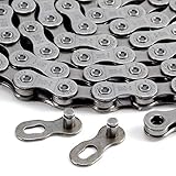Anladia 9 Speed Replacement Bike Chain 1/2 X11/128 Inch 116 Links MTN BTX MTB Mountain Bike Road Bicycle Chain
