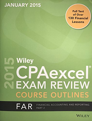 2015 Wiley CPAexcel Exam Review Course Outlines... [Unknown] 1119082730 Book Cover