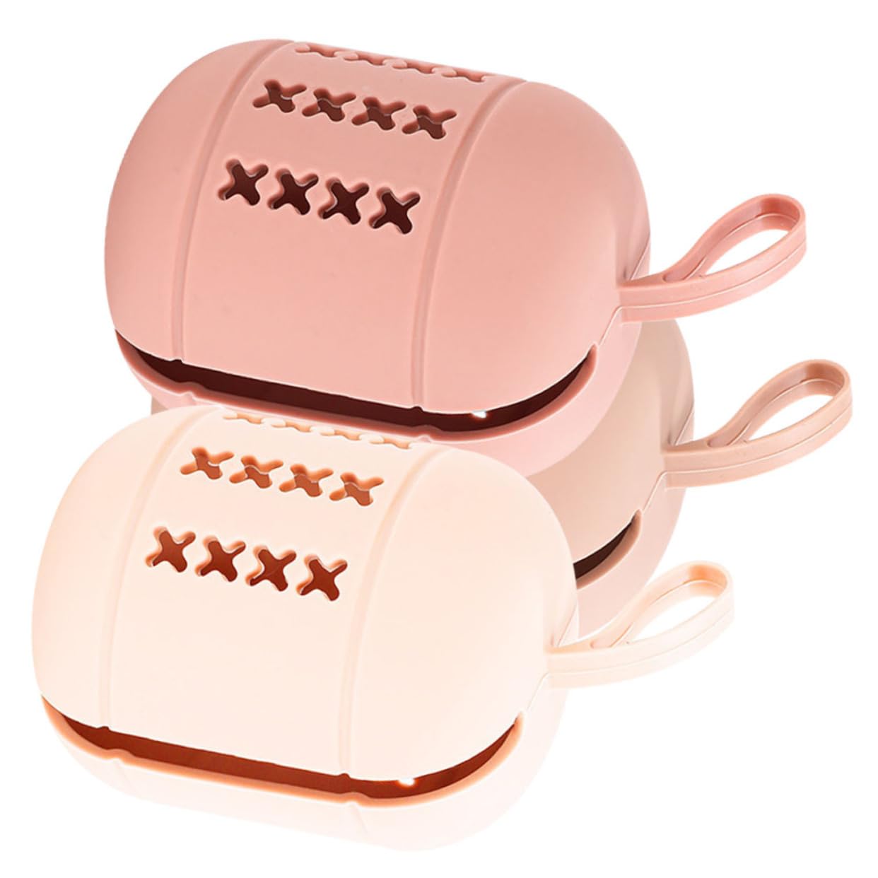 Healeved 3-pack Beauty Egg Storage Bag Makeup Egg Holder Case for Travel Silicone Beauty Sponge Holder Colorful Options