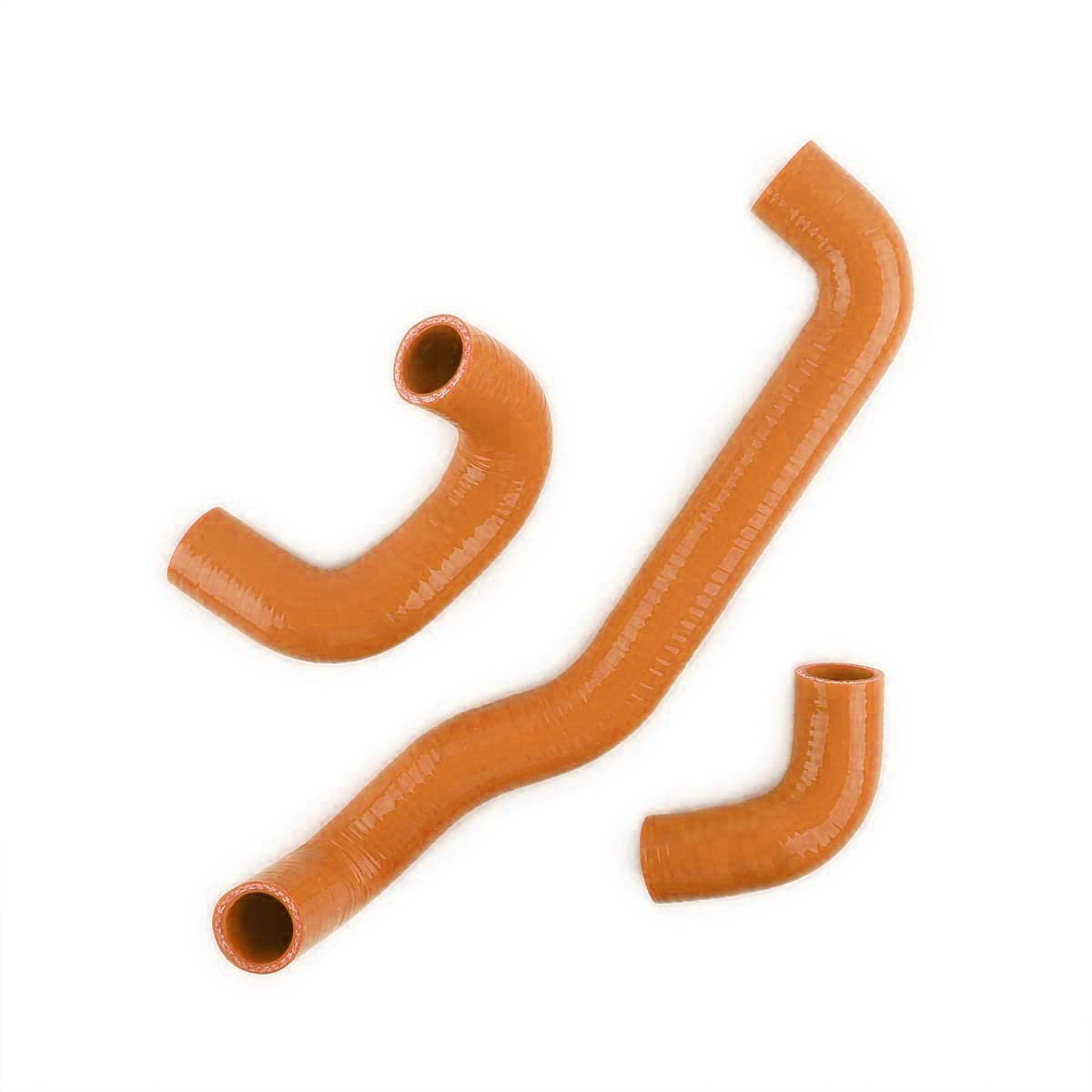 Kit de manguera de refrigeración radiador de silicona para Abarth Grande Punto Alfa Romeo MiTo Giulietta 1,4 TB Manguitos (naranja)