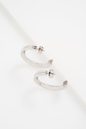 Ted Baker Hisla Hidden Heart Large Hoop Earrings for Women