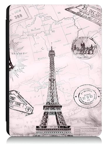 Image of ProElite Case Cover for Kindle Scribe 10.2 inch Case, Slim Smart Flip case Cover for Amazon Kindle Scribe 10.2 inch with Pen Holder, Eiffel