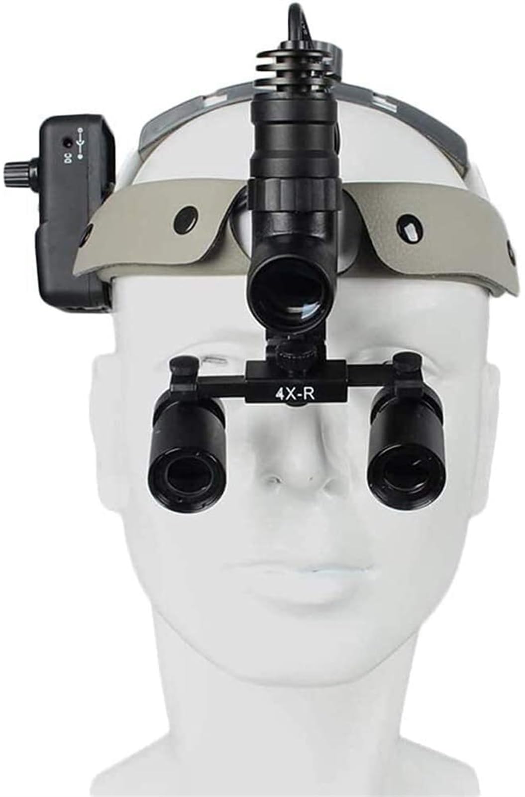 Lenti d'Ingrandimento dentali, Lenti d'Ingrandimento binoculari, Lente d'Ingrandimento chirurgica Dentale con Faro, Lente d'Ingrandimento Professionale a LED da 5W, 4X, 4,4X
