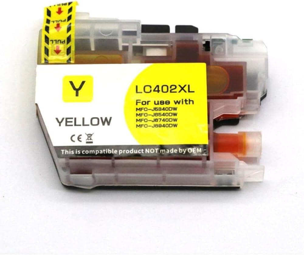 Compatible LC402 LC402XL 402 402XL Ink Cartridge Works with MFC-J5340DW MFC-J6540DW MFC-J6740DW MFC-J6940DW Printers(BK)