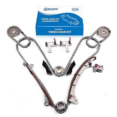 Timing Chain ECCPP 94201S Kit Tensioner Guide Rail Crank Sprocket