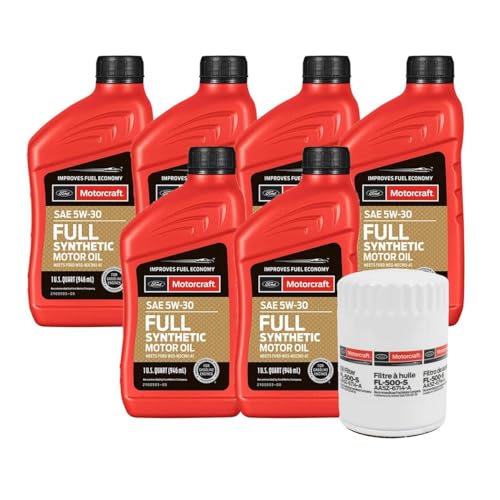 Genuine OEM Engine Oil Change Kit SAE 5W-30 For Lincoln 3.5 5.0 V6 V8
