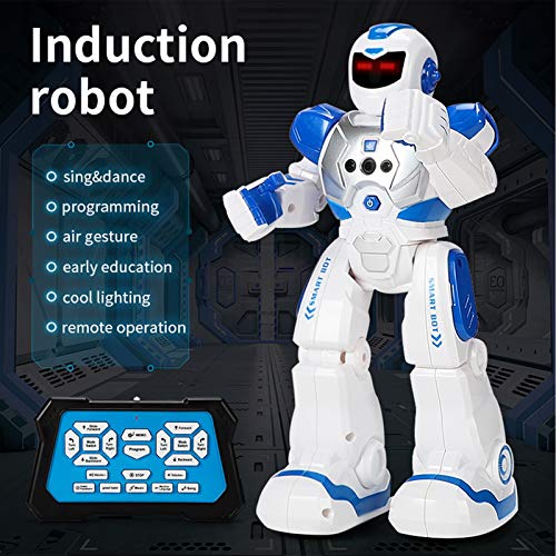 Zwbfu Robô inteligente para crianças RC Gesture Sensing Robot Canto Dança Brinquedo programável Educ