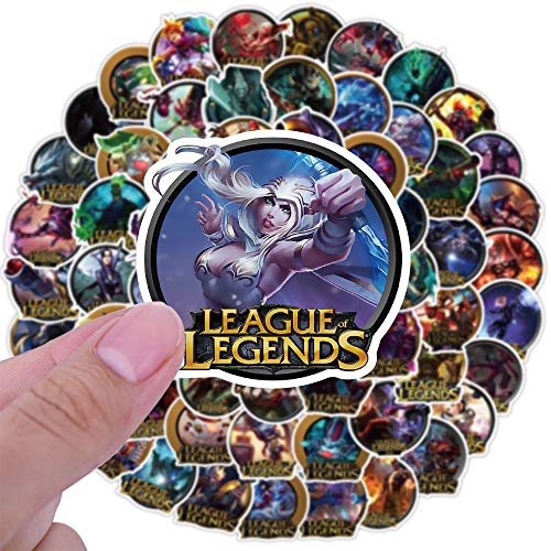 100pcs LeagueOf (Legends) Laptop Vinyl Stickers car Sticker for Snowboard Motorcycle Bicycle Phone Computer DIY Keyboard Car Window Bumper Wall Luggage Decal Graffiti Patches
