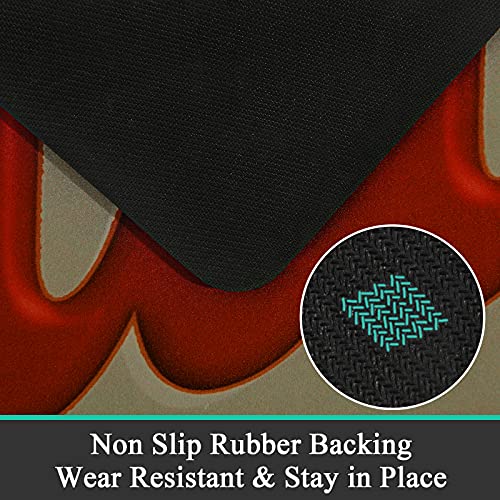 Image of Pauwer Laundry Room Rug Runner 20 inchx48 inch, Non Slip Waterproof Laundry Mat
