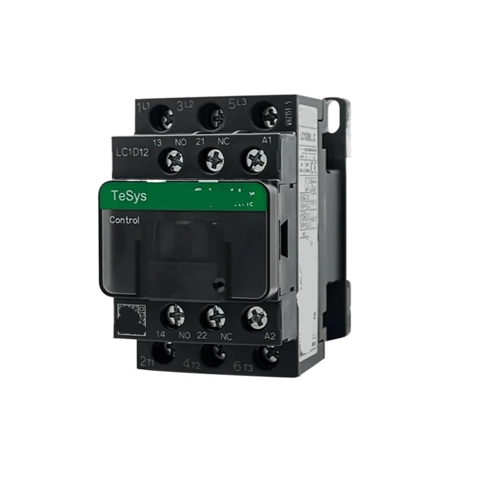 Contacteur tripolaire LC1D12 AC 3P 48V noir pour commande de puissance