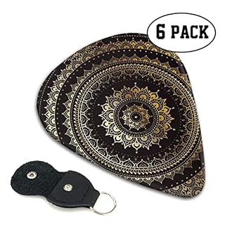 Circle Lot de 6 médiators pour guitare acoustique, guitare électrique, basse, ukulélé – fins, moyens et épais. - Les Beatles, Paul McCartney, John Lennon, RIngo Starr, George Harrison Circle Lot de 6 médiators pour guitare acoustique, guitare électrique, basse, ukulélé – fins, moyens et épais. – Image 2