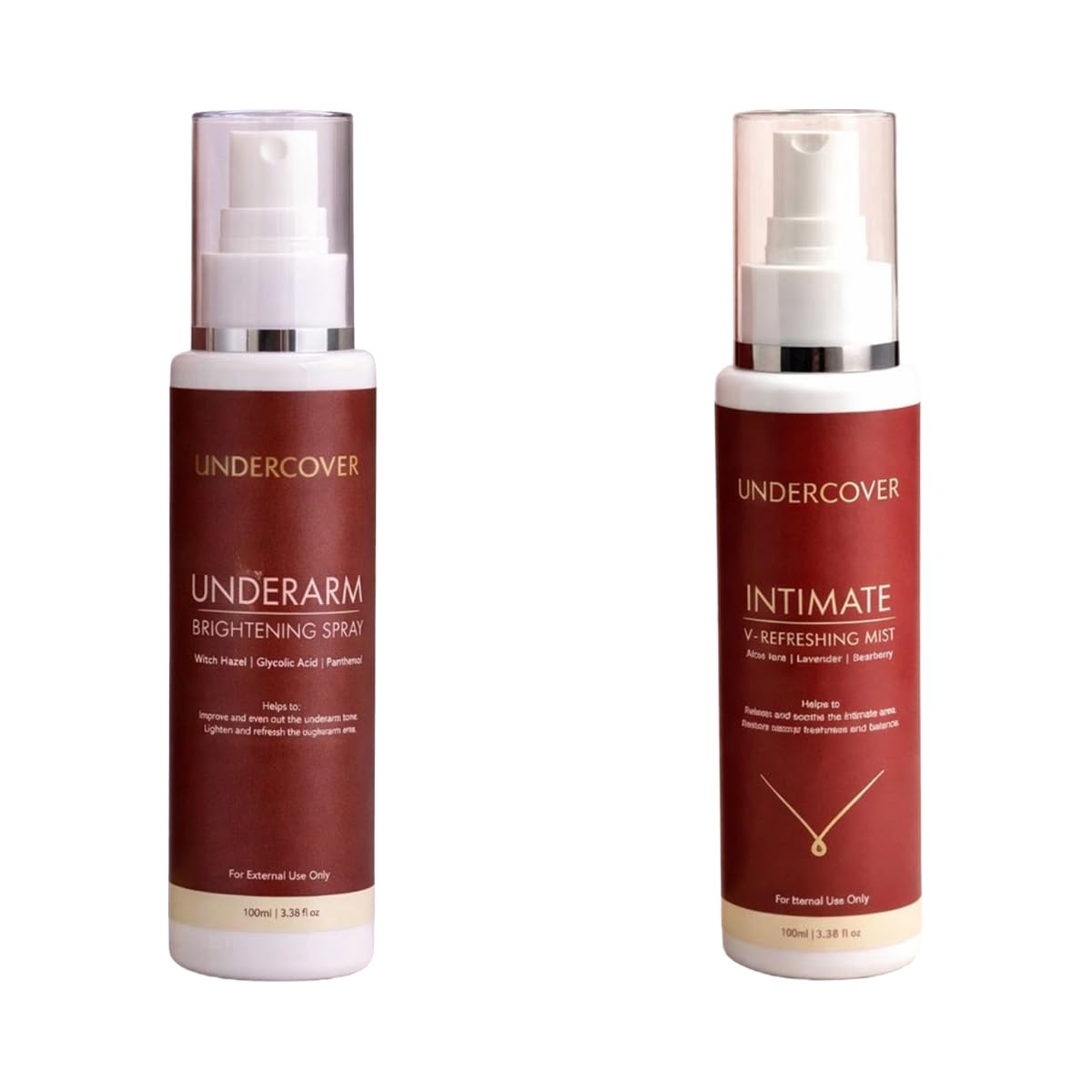 Undercover Pack of 2 Underarm Brightening Spray & Intimate V-Refreshing Mist Combo-picture-43