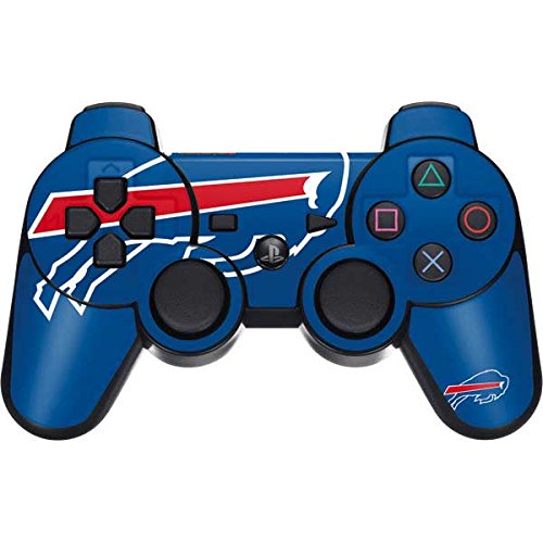 Skinit Decal Gaming Skin Compatible with PS3 Dual Shock Wireless Controller - Officially Licensed NFL Buffalo Bills Large Logo Design