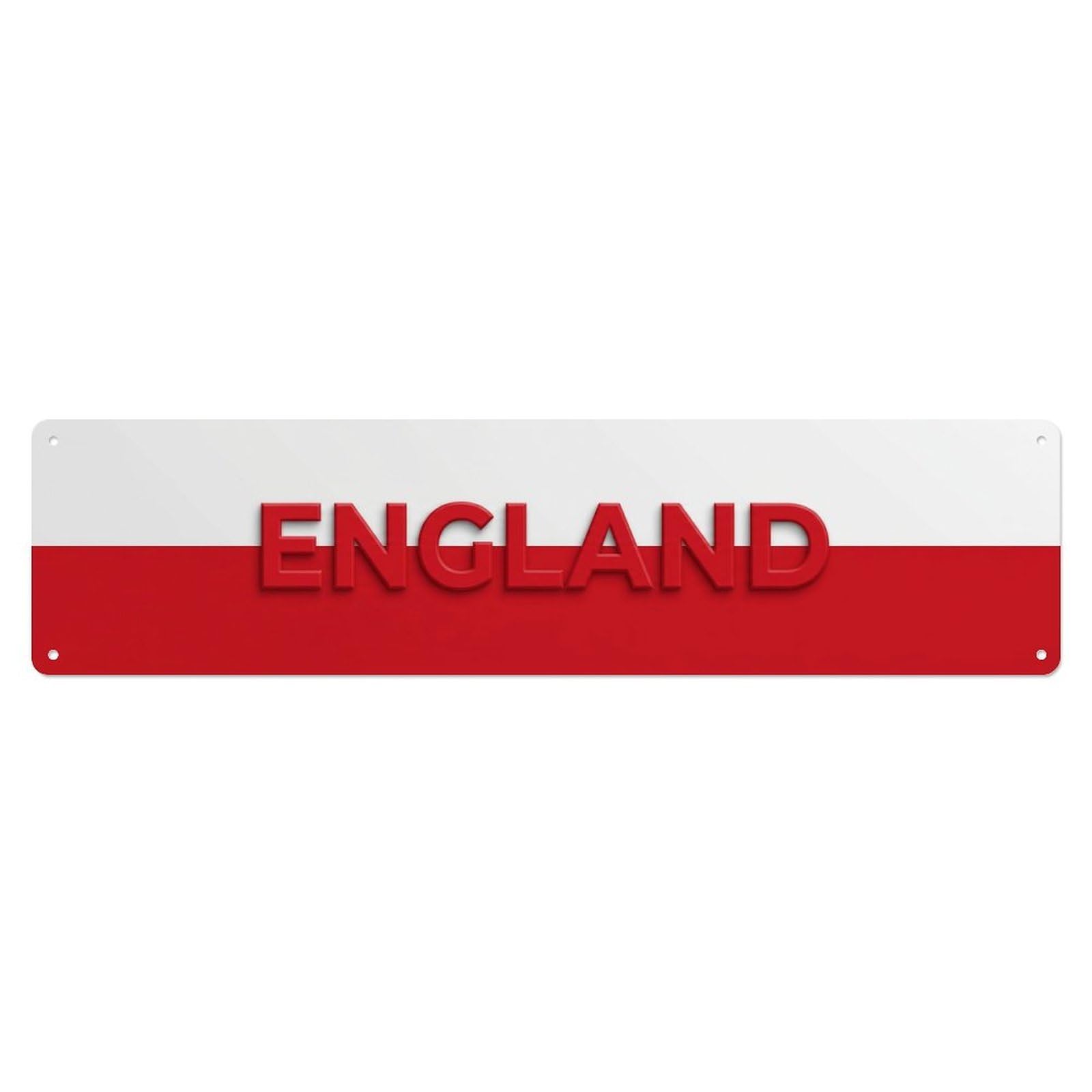 Vintage England Flag Pattern Metal Tin Sign