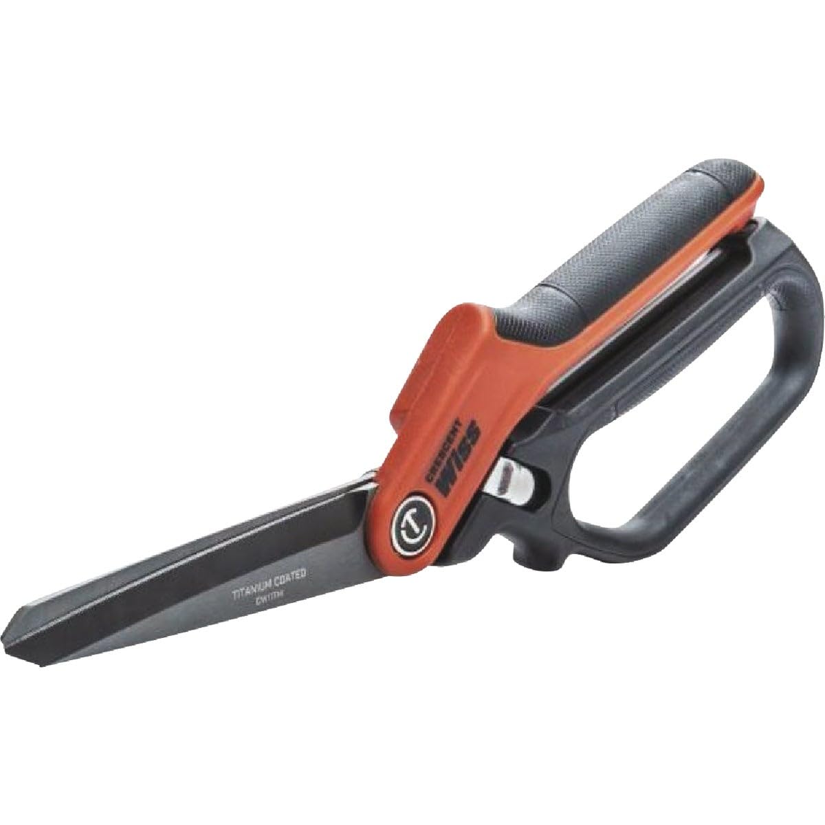 Wiss CW11TM 279mm / 11in Heavy-Duty Titanium Coated Single Ring Tradesman Shears, one Size, Multi