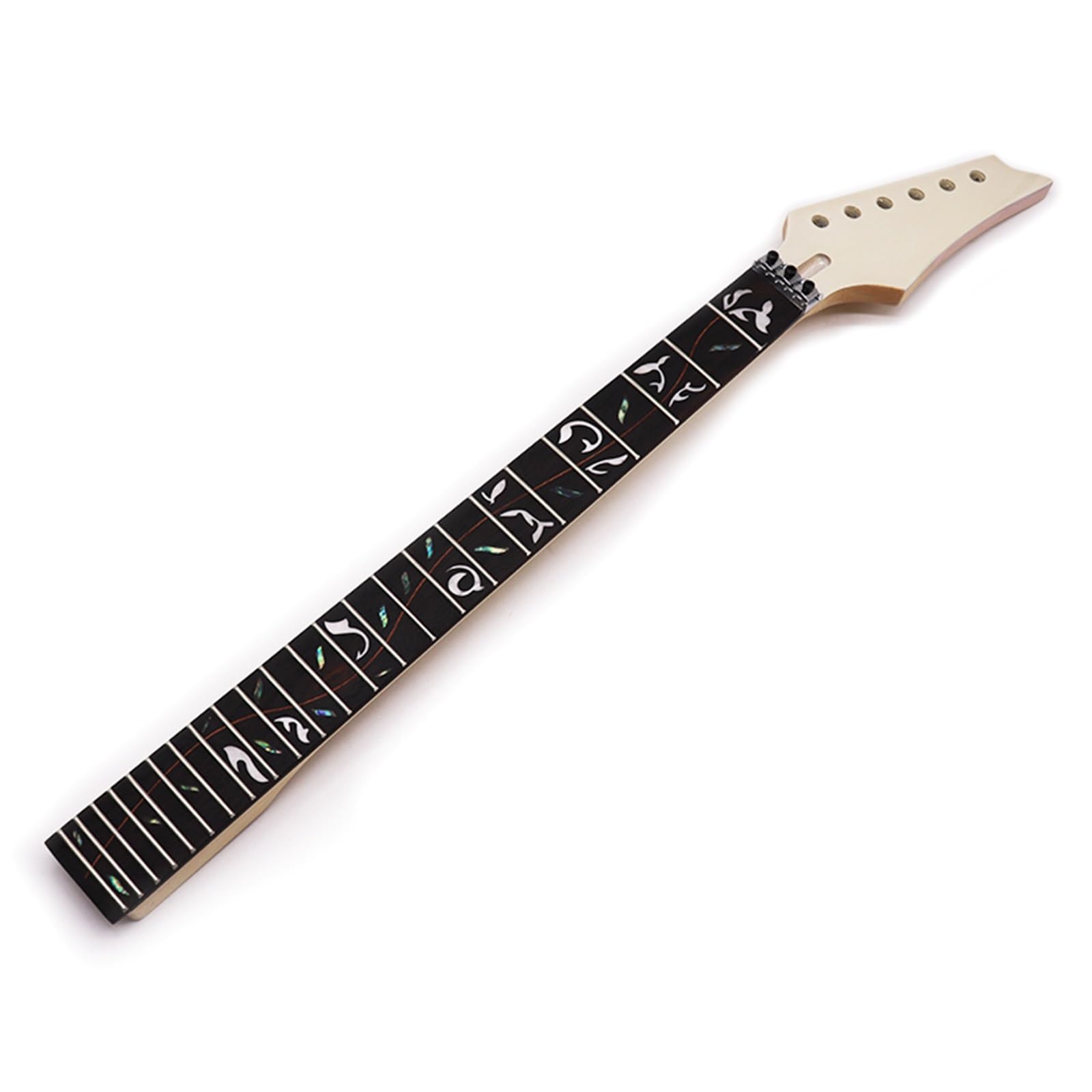 DIY Gryf Gitarowy 6 Strun 24 Progi Palisander Podstrunnica Klon Gryf Do Gitary Elektrycznej Z Podwójną Korbą