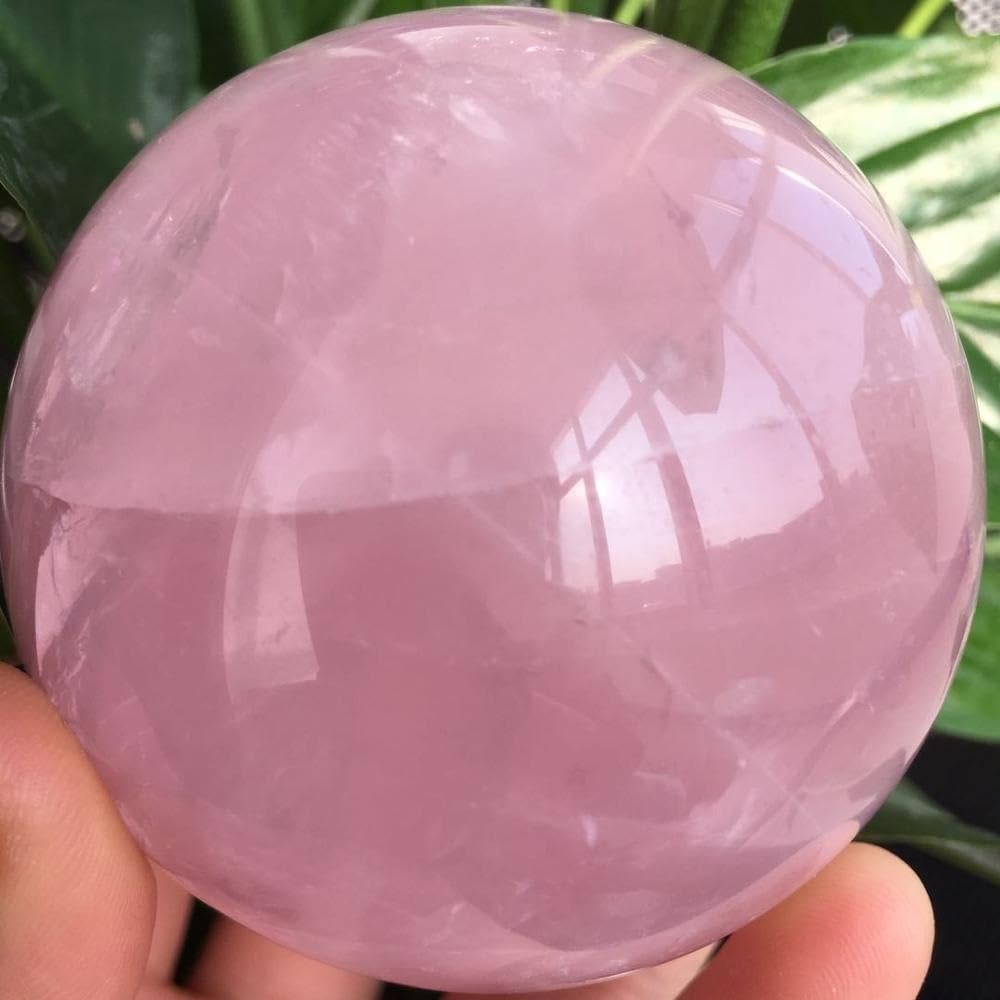 RVBLRDSE Rose Crystal Ball Ornaments (Size : 90-100mm) Gemstone Stone