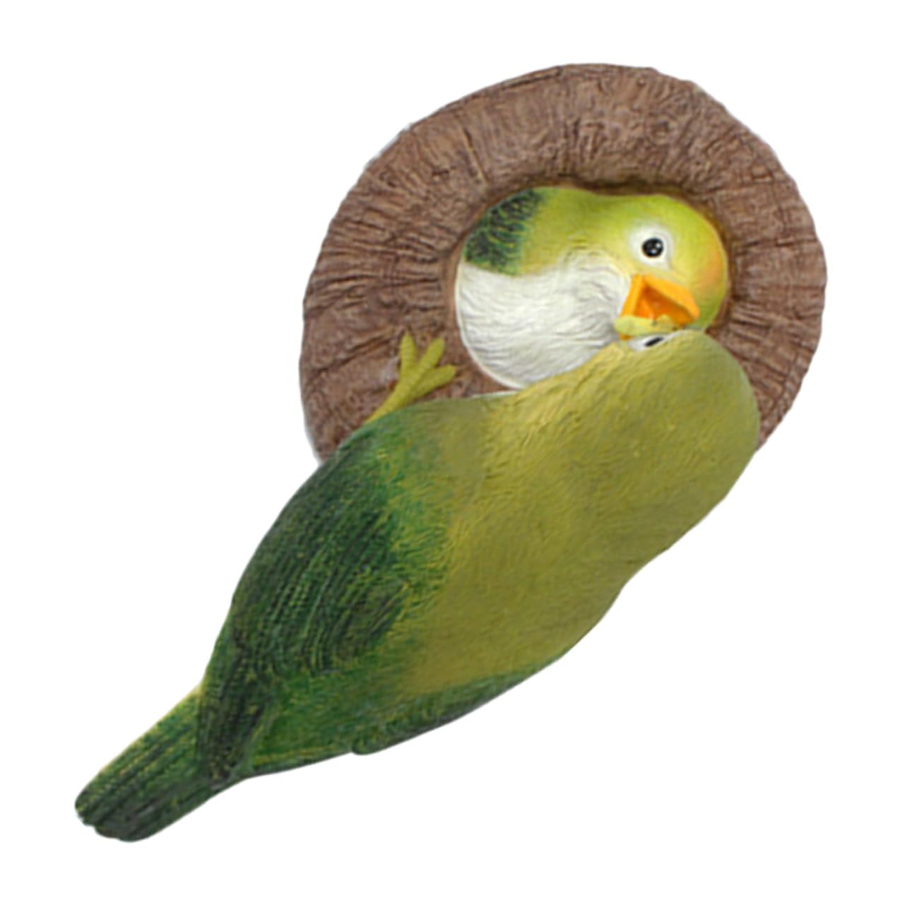 TOYANDONA 2 Stück Hängende Vogelstatue Harz Niedliche Vogelfigur für Garten und Außenbereich Realistisches Design Dekoration für Bäume und Einzigartiges Tierornament für Gartenliebhaber