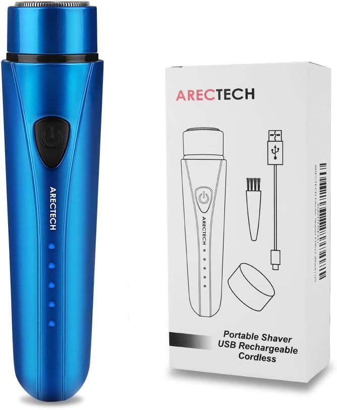 Amazon.com: ARECTECH Mini Portable Shaver Pocket Razors Electric Razor ...