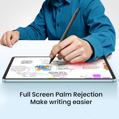 Hastraith Stylus Pen for iPad(2026-2018),13 mins Fast Charge Pencil with Tilt Sensitivity and Palm Rejection for iPad A16/10/9/8/7/6,Air 13"/11"/M3/M2/5/4/3,Pro 11"/13"/12.9"/M4/M2/M1,Mini 7/6/5,Black - image 4