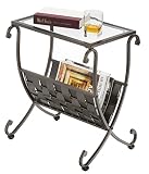 Mango Steam Table d'appoint Porte-revues (Métal, Bronze)