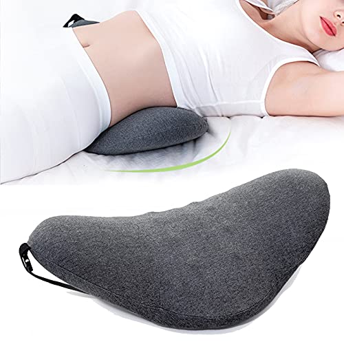 Memory Foam Lumbar Support Pillow for Bed Sleeping,Back Support Pillow for Lower Back Pain Relief for Pregnant Back Sleepers Side Sleepers-Ideal Back Pillow for Office Chair,Car Seat, Recliner, Bed