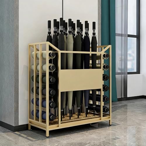 CLLXDZ Large Capacity Metal Umbrella Holder, Freestanding Umbrella Stand Indoor