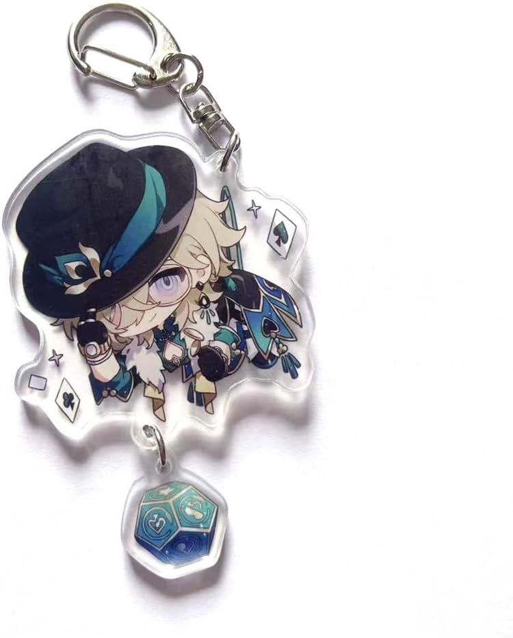 Cute Honkai Star Rail Cosplay Acrylic Keychain G Shaped Buckle Accessories Bag Car Pendant Key Ring Game Fans Gift