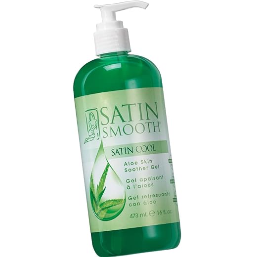 Satin Smooth Aloe Vera Gel for Post-Wax Care