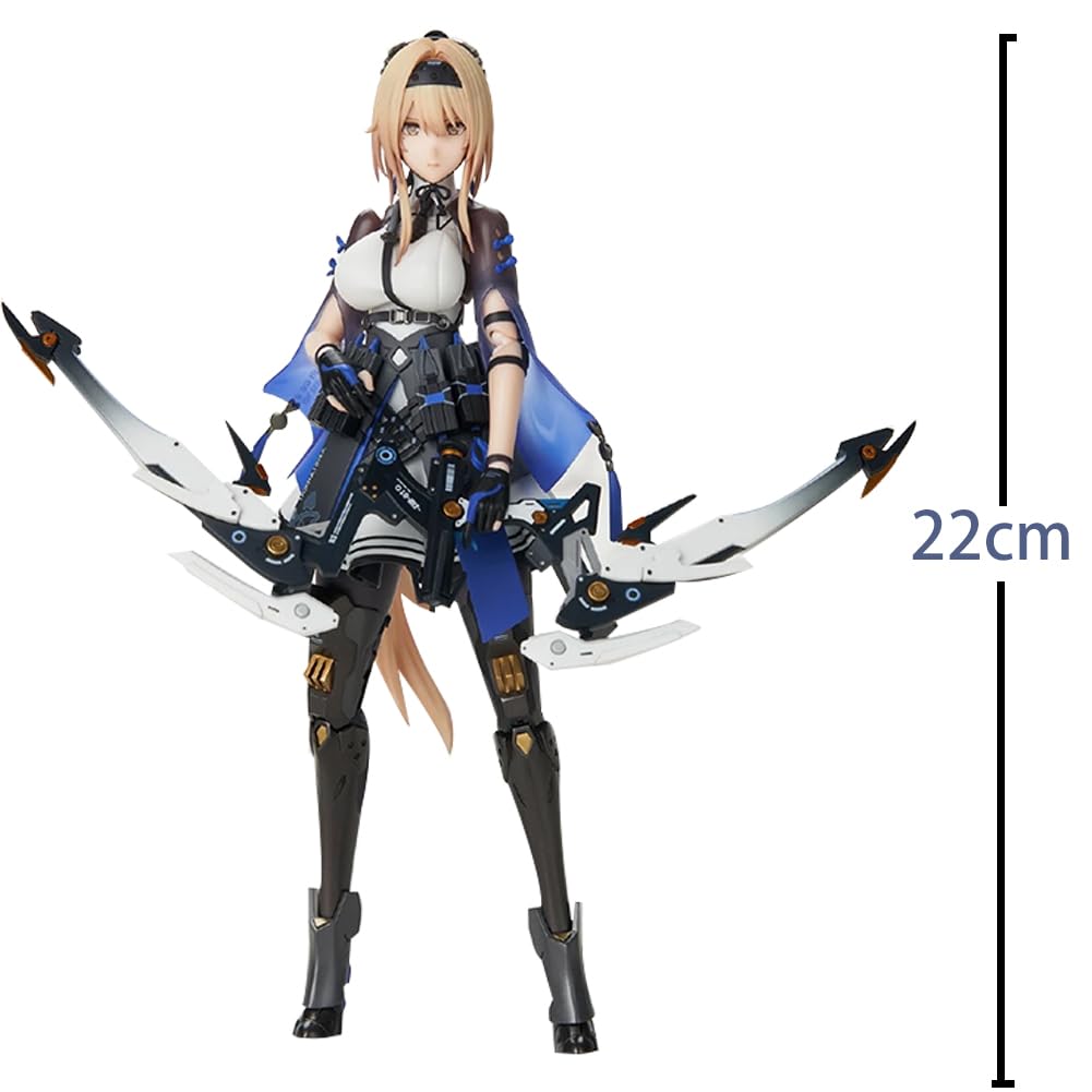 DEXSHUN Bianca - Statuetta Anime Super Action Figure con accessori, scala 1/8, 22 cm | Mobile, stile libero, statua anime, in PVC, personaggio di gioco, decorazione da scrivania, oggetti da collezione