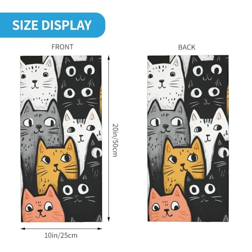 Neck Gaiter Mask,Bandana Sunflower Floral Print Face Cover Mask Sun Uv Protection,Neck Warmer Balaclava,Tube Face Scarf3