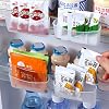 VALINK Fridge Drawer Organizer, Refrigerator Organizer Bins, Storage Box with Hook Fridge Shelf Holder Shelf for Fridge Shelf