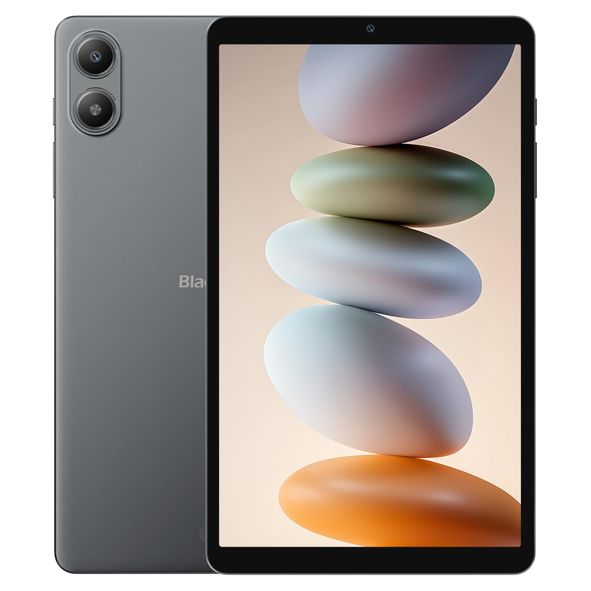 Blackview Link2 8 Pouces Tablette Android 15, 12Go+128Go/2To Mini Tablette Tactile, Widevine L1, 5000mAh, 5G WiFi Tablet PC avec Coque, Gemini Al 2.0, 3,5mm Klinke/OTG/FM, Noir