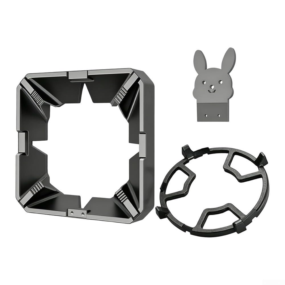 para soporte Estufa Gas Plegable para Tanque Plano Largo - ABS Antideslizante Camping Senderismo 9,5x8,5cm